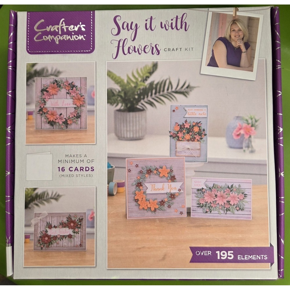 Crafters Companion Subscription Box #48 Say it with Flowers. Sealed